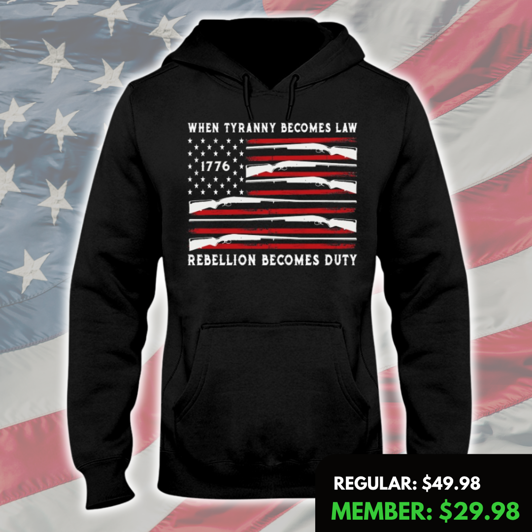When Tyranny Becomes Law Hoodie