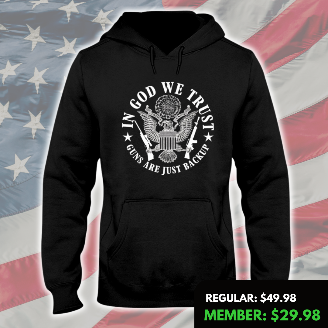 Guns Are Just Backup Hoodie