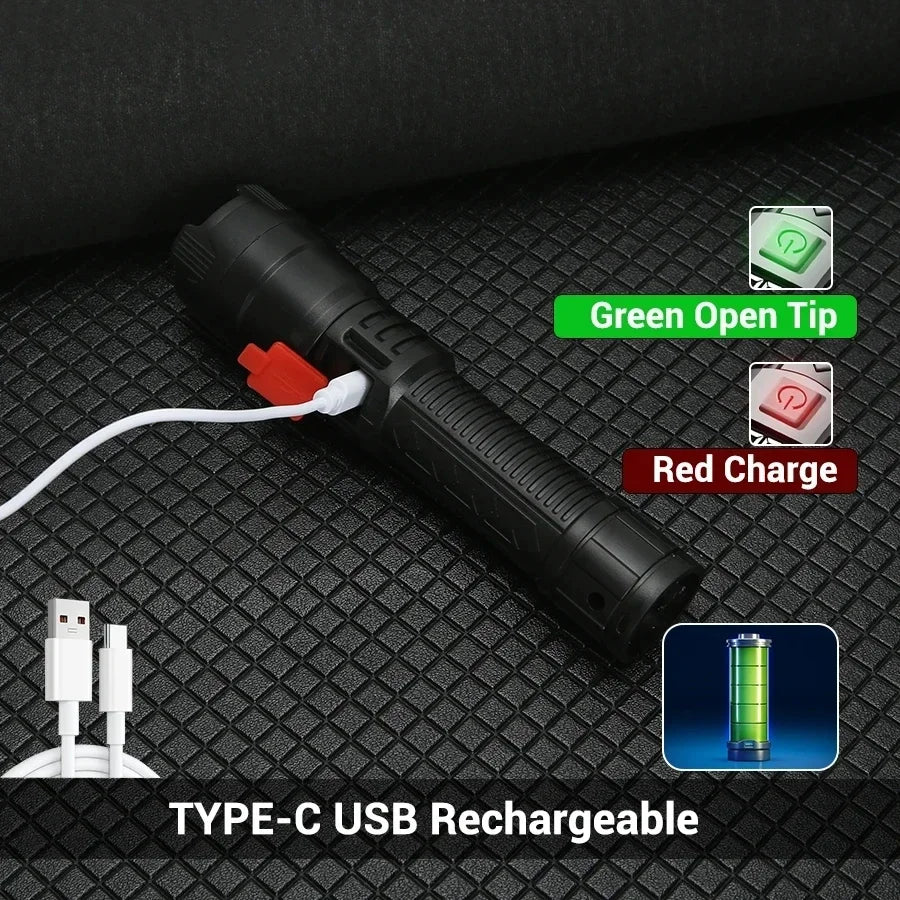 PowerRay 2000LM Outdoor Flashlight