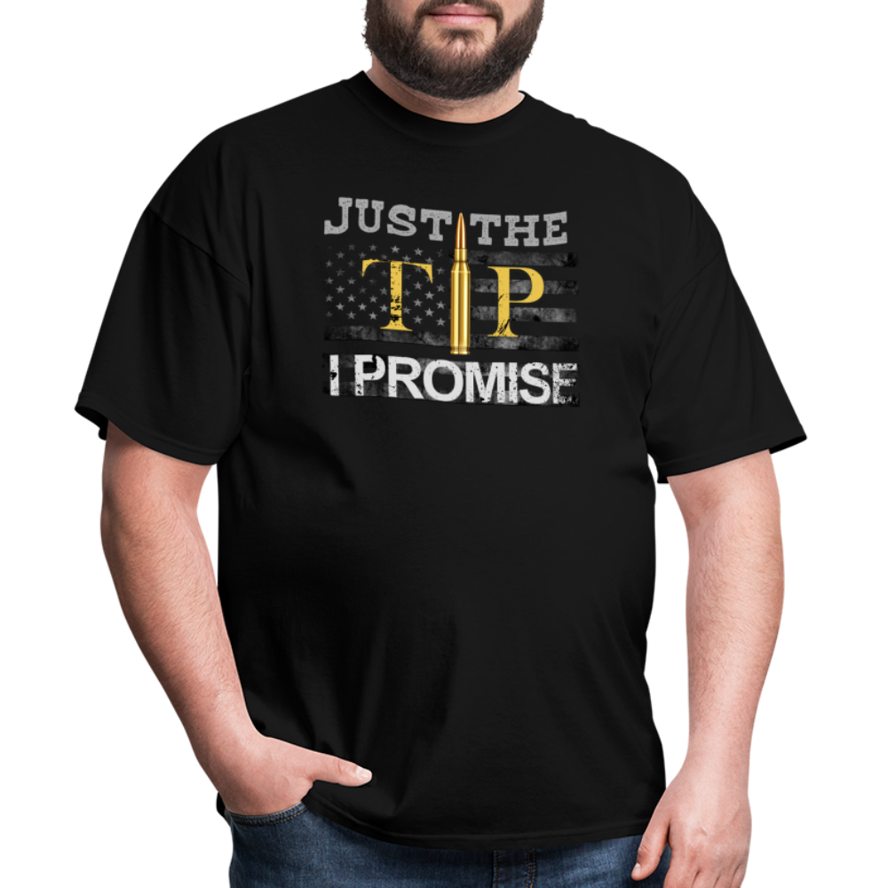 Just The Tip T-Shirt (SPOD) - black