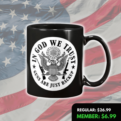 Guns are just Backup Mug