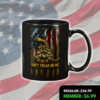 Dont Tread on Me Flag A Mug