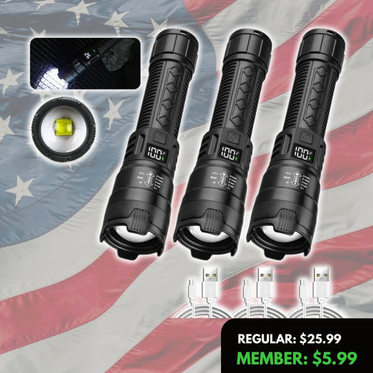 PowerRay 2000LM Outdoor Flashlight