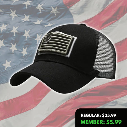 Patriot Pride American Flag Cap
