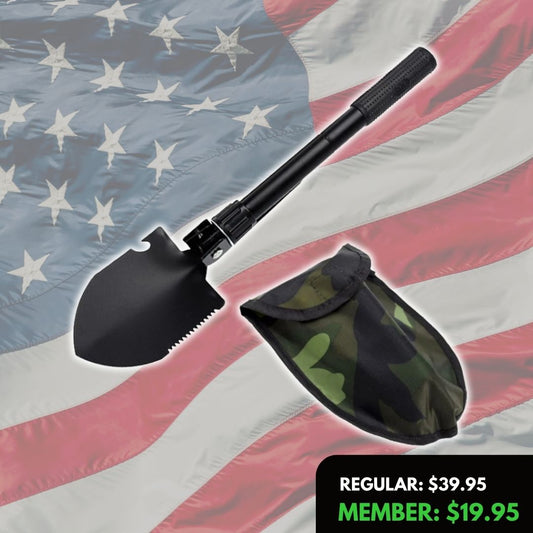 IronDig Portable Camping Shovel