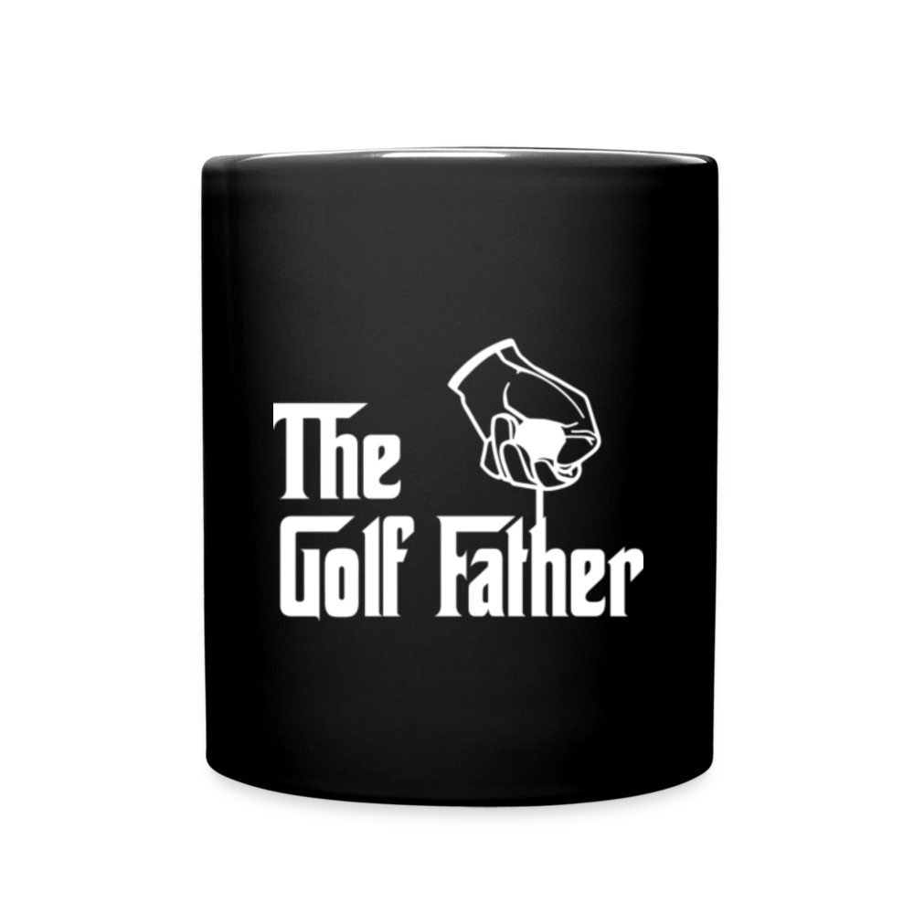 Golf Father Mug - black