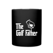 Golf Father Mug - black