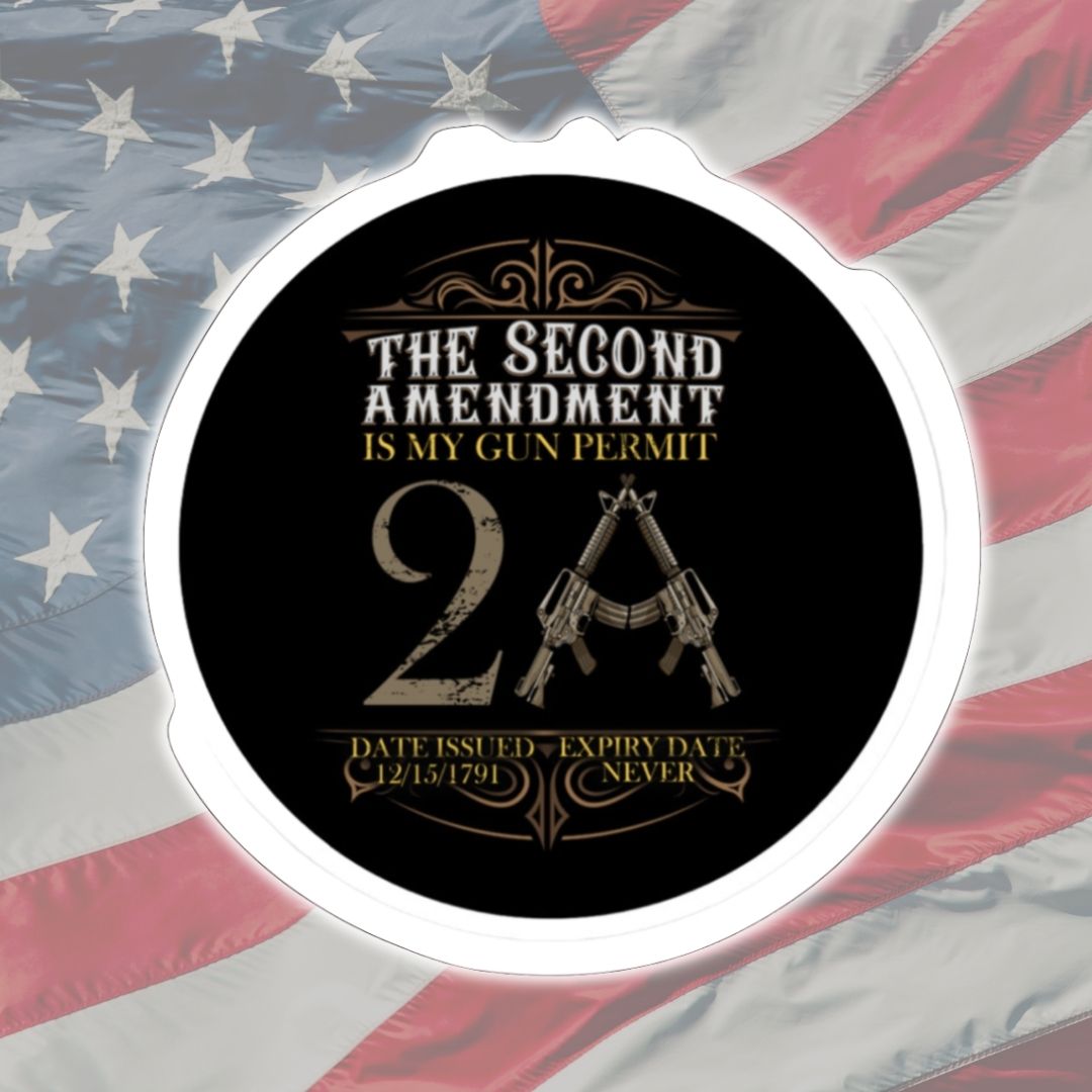 Gun Permit Decal