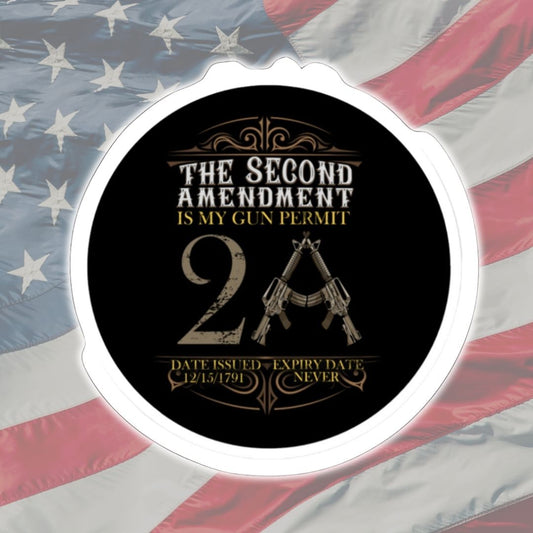 Gun Permit Decal