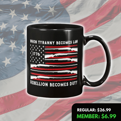 Rebellion Becomes Duty Mug