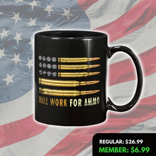Will Work for Ammo Mug