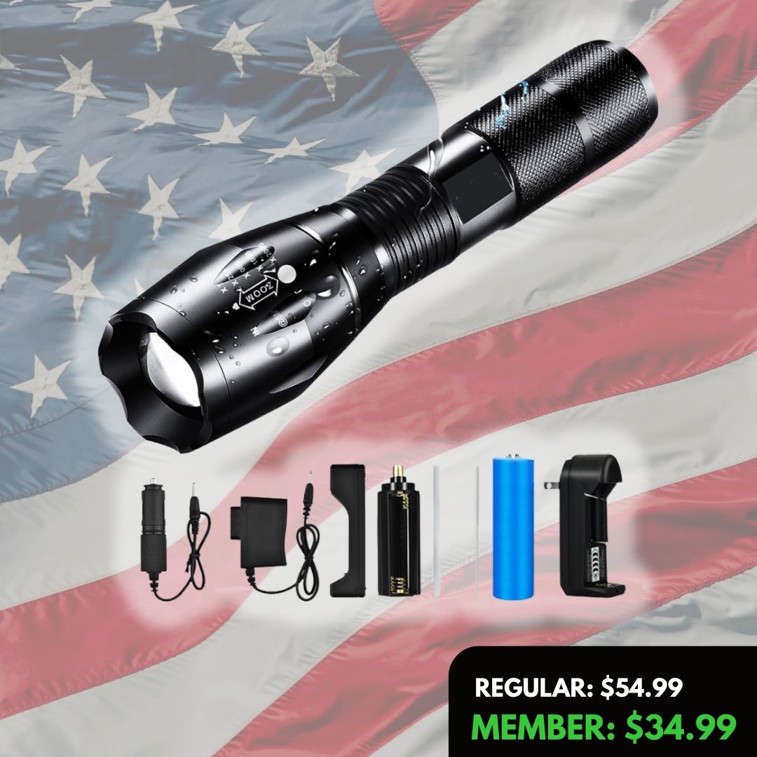 AquaTorch 8000 – Heavy-Duty LED Flashlight
