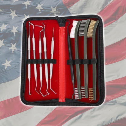 9pcs/Set Gun Cleaning Kit