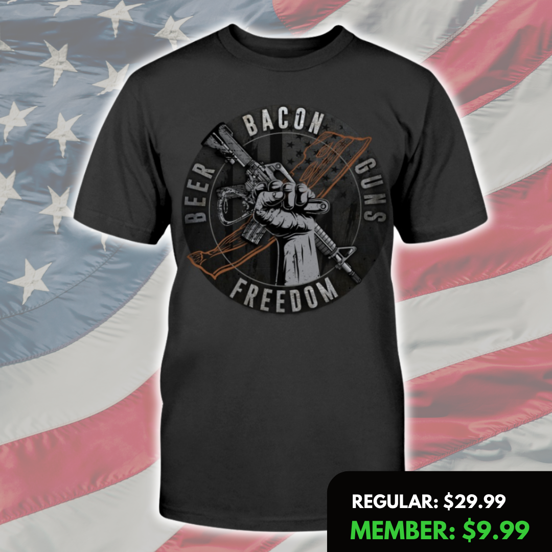 Beer Bacon Guns T-Shirt