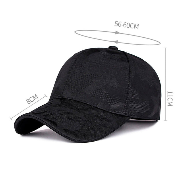 Camouflage Camo Black Cap