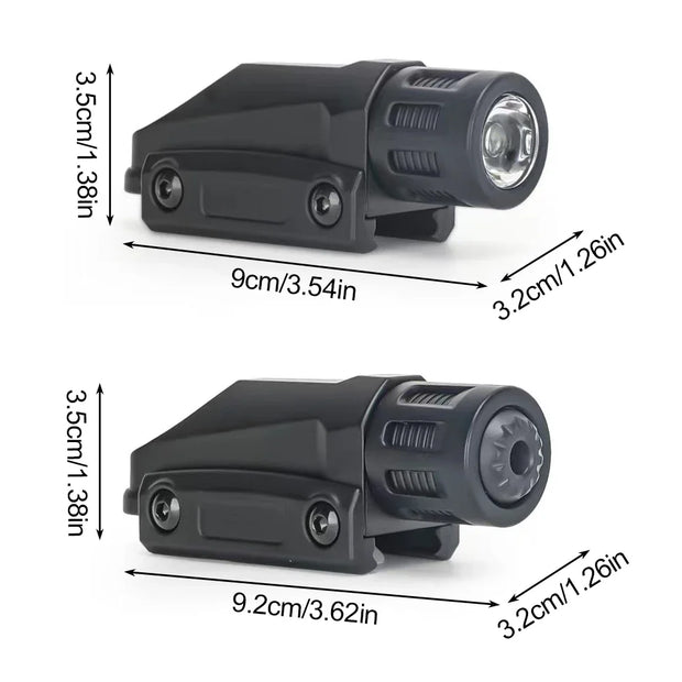 Tactical gun flashlight