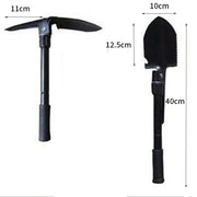 Multifunctional Camping Outdoor EDC Shovel Portable Folding Tactical Spade Survival Steel Shovel For Garden Engineers Shovel