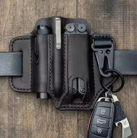 Multitool Leather Sheath Pocket Organizer