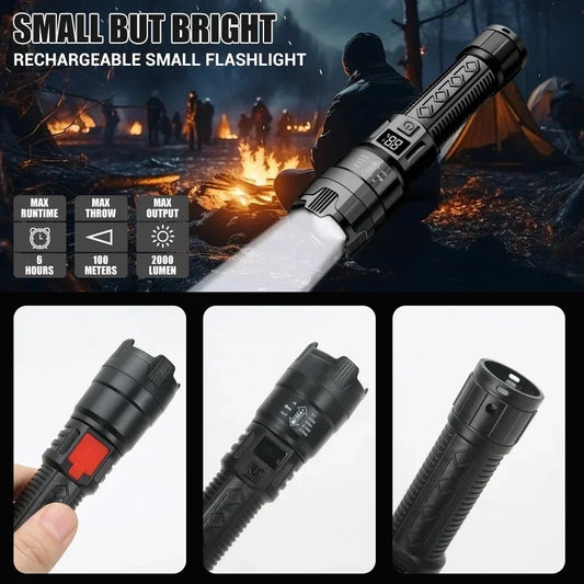 PowerRay 2000LM Outdoor Flashlight