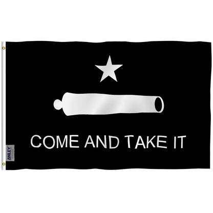 Come and Take It Cannon Flag