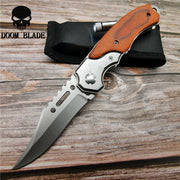 (New) Wooden Handle Folding Knife