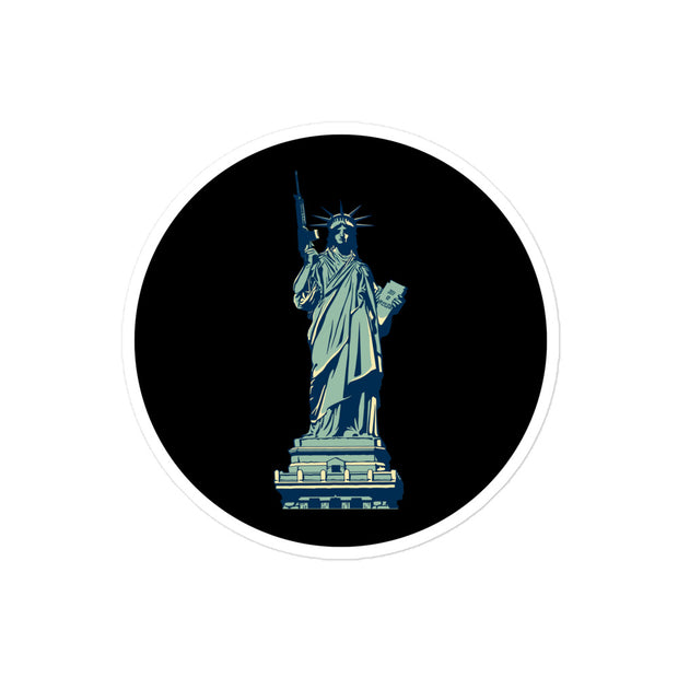 Lady Liberty 4x4in Decal