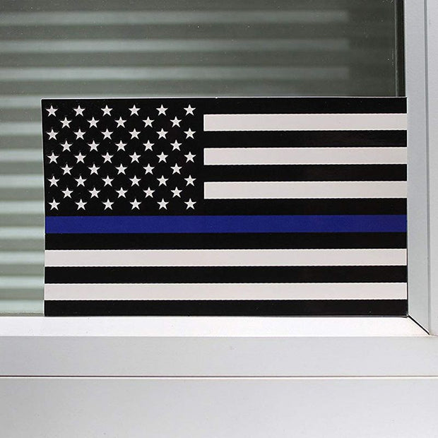 Thin Blue Line Decal (American Decal Bump)