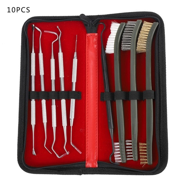 9pcs/Set Gun Cleaning Kit