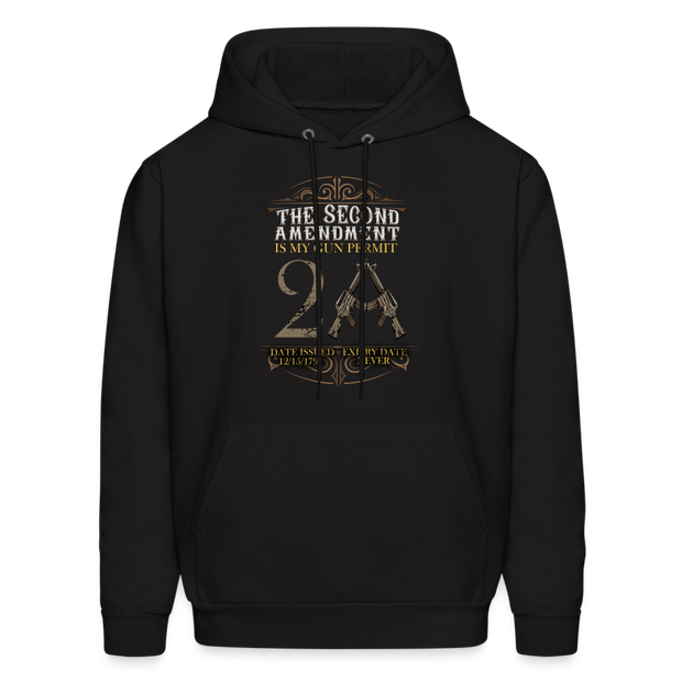 Gun Permit Hoodie (SPOD) - black