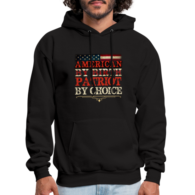 Patriot By Choice Hoodie (SPOD) - black