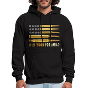 Will Work For Ammo Hoodie (SPOD) - black