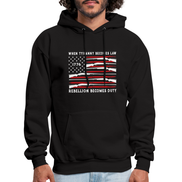 When Tyranny Becomes Law Hoodie (SPOD) - black