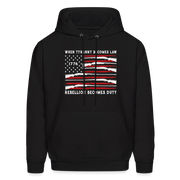 When Tyranny Becomes Law Hoodie (SPOD) - black