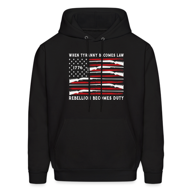 When Tyranny Becomes Law Hoodie (SPOD) - black