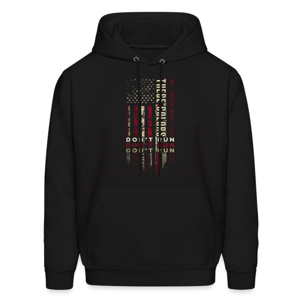 These Colors Don't Run Hoodie - black