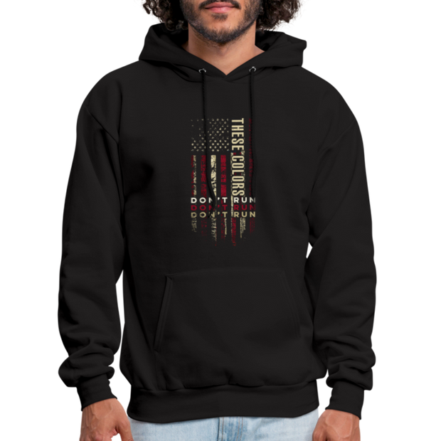 These Colors Don't Run Hoodie - black