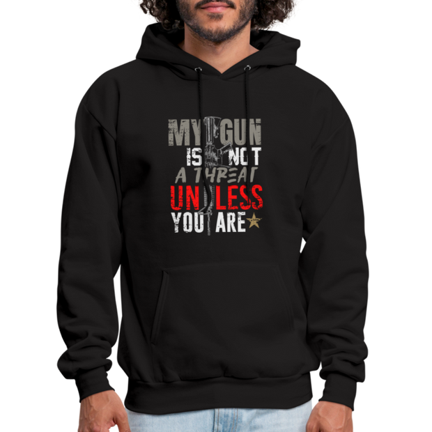 My Gun is Not A Threat Hoodie (SPOD) - black