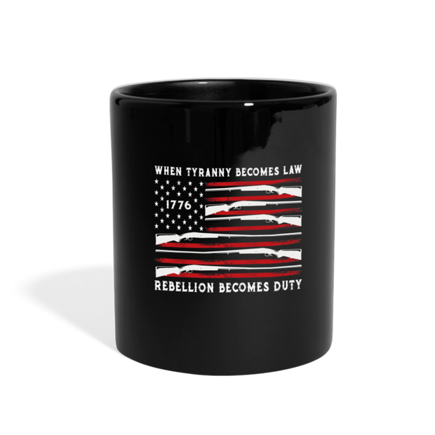 Rebellion Becomes Duty Mug (SPOD) - black