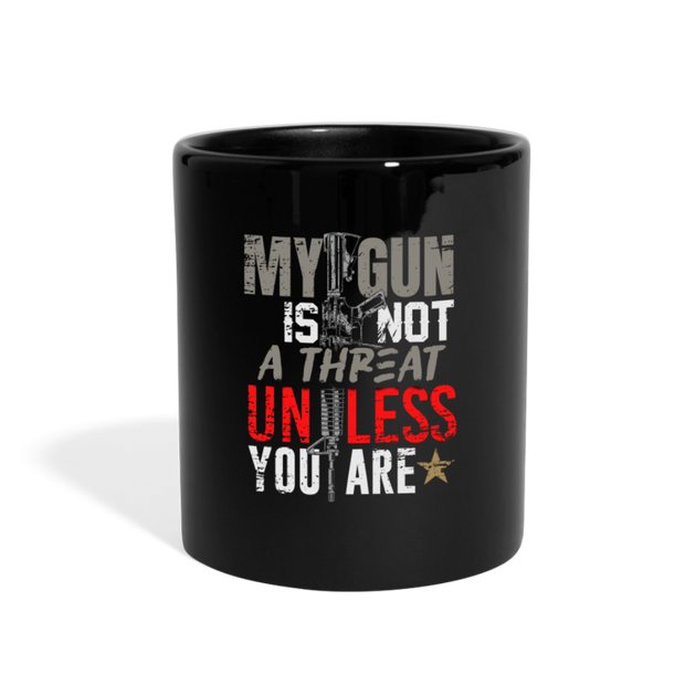 My Gun Is Not A Threat Mug (SPOD) - black