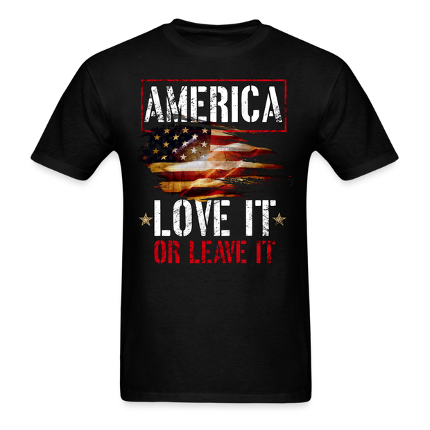 Love it Or Leave it Alt Design 2 T-Shirt - black