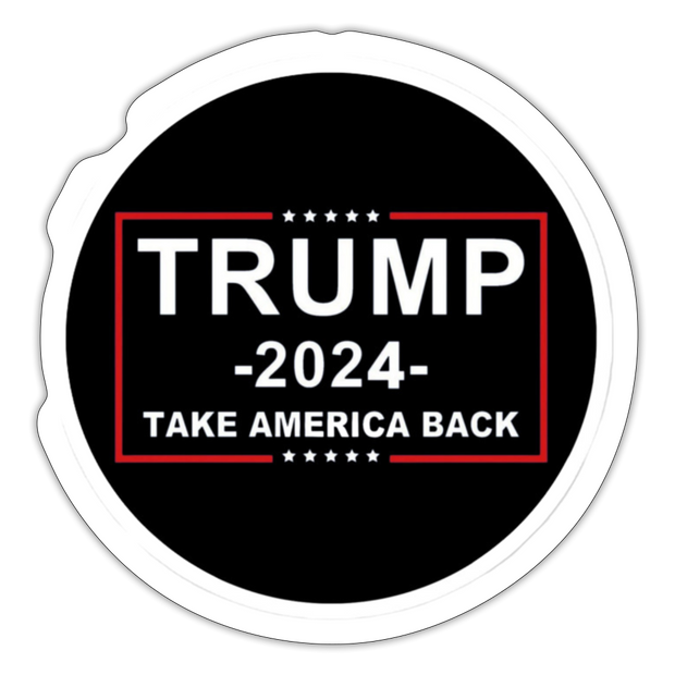 Trump 2024 Decal - white matte